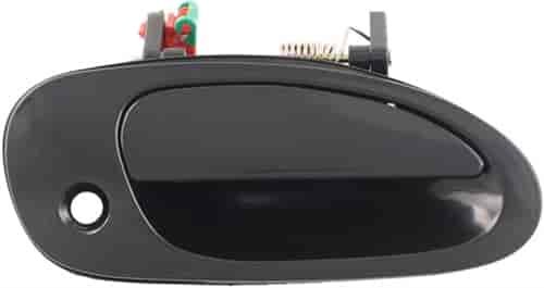 Exterior Door Handle Front Right Smooth Black