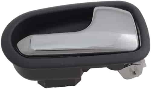 Interior Door Handle Front Or Rear Right Chrome Lever Gray Housing