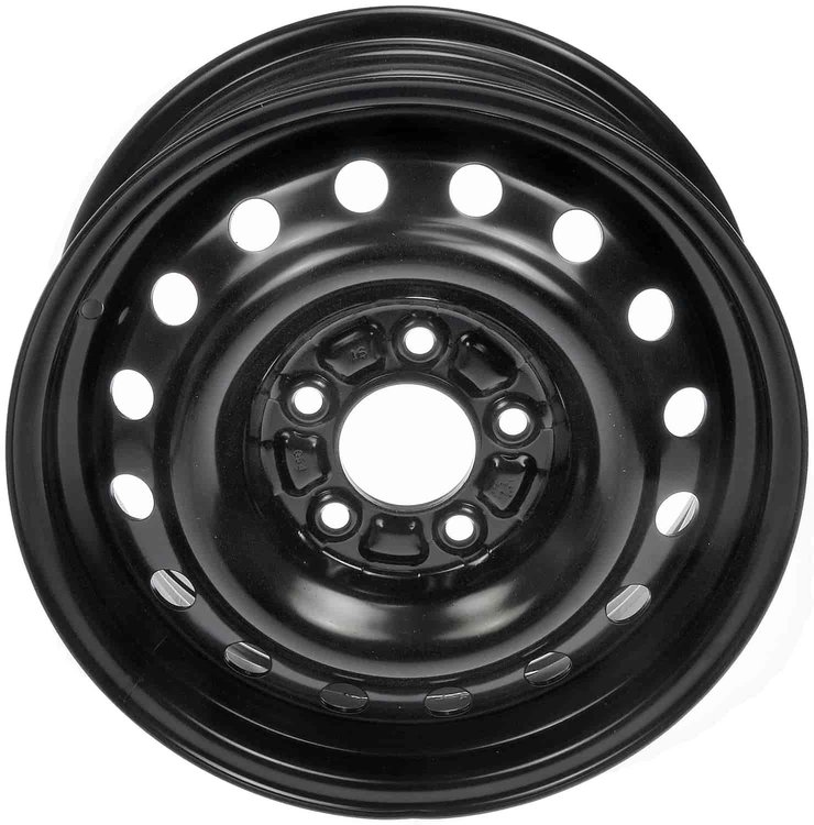 15 x 6" Steel Wheel for 1997-2005 Chevrolet, 1997-2004 Oldsmobile, 1999-2005 Pontiac [Black]