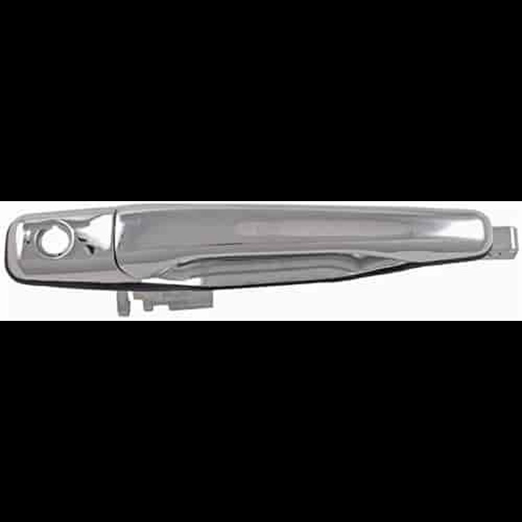 Exterior Door Handle Front Left Chrome Metal