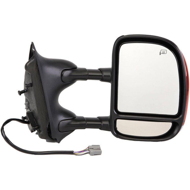 955-1127 Passenger Heated Power Door Mirror Assembly; Ford