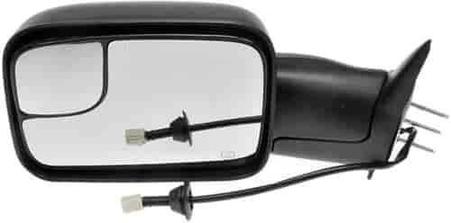 955-2003 Driver Heated Power Door Mirror Assembly; Dodge Ram 1500 1998-2001