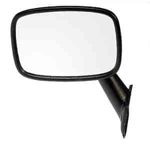 Side View Mirror Manual, Door-Mount, Black