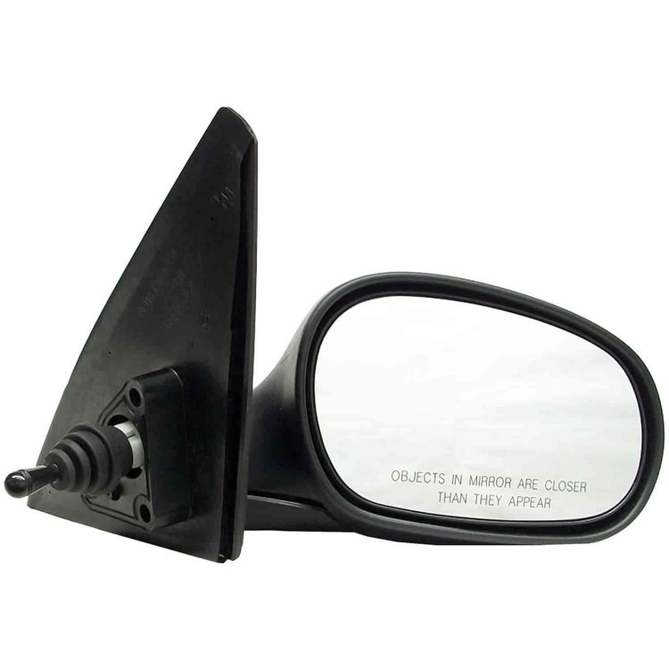 955-835 Passenger Manual Door Mirror Assembly; Daewoo Lanos 1999-2002