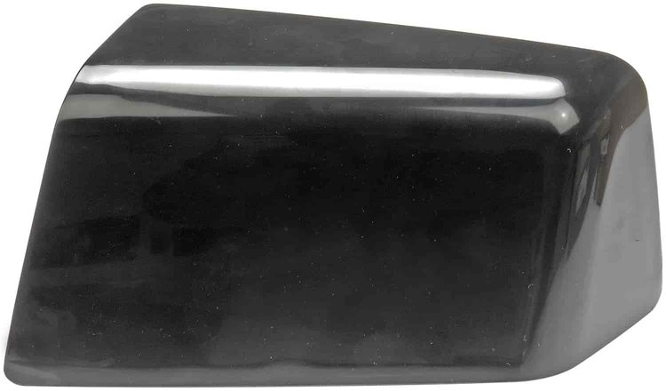Mirror Cover Left Black Smooth
