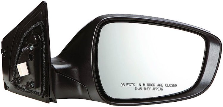 959-155 Passenger Power Door Mirror Assembly; Hyundai