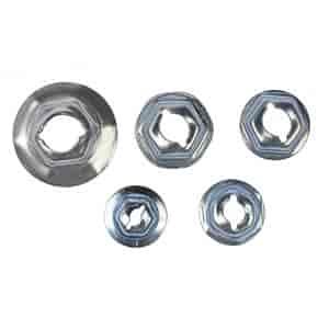961-330 Thread Cutting Nut Assortment - 5/32, 1/8, 3/16, 5/16, 1/4 in.