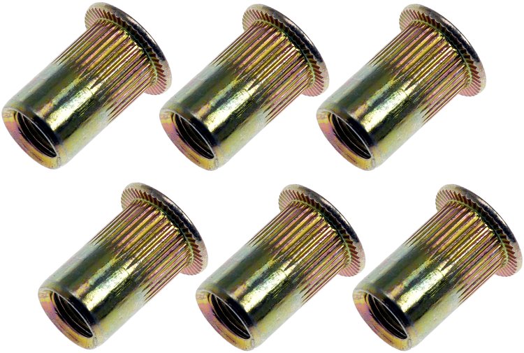 Steel Rivet Nut, 1/4-20 Thread, SAE [Box of 20]