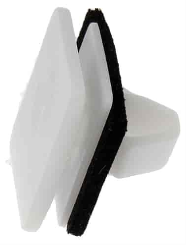 Molding Retainer Head Dia 0.63x0.78In Shank Long 0.4In Hole Dia 0.37In