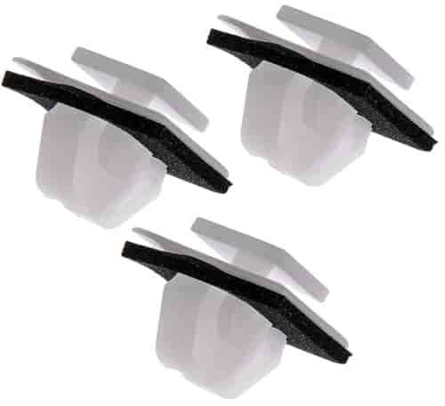 963-548 Side Garnish Retainer Head Dia 0.56x0.79in Shank Long 0.37in Hole Dia 0.4in; 0.393 in
