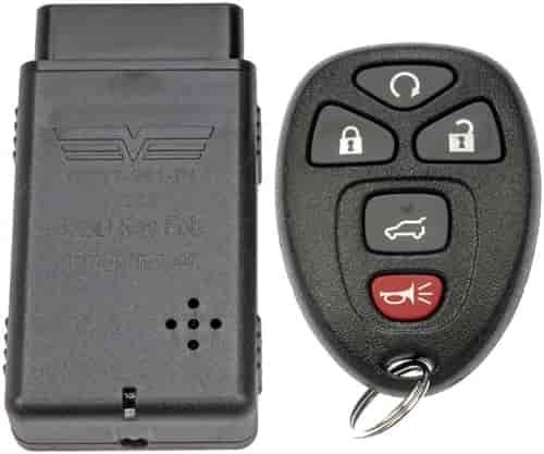 99154 Keyless Entry Remote 5 Button; 2011-2015 Buick; 2011-2013 Cadillac; 2011-2015 Chevrolet; 2011-2015 GMC