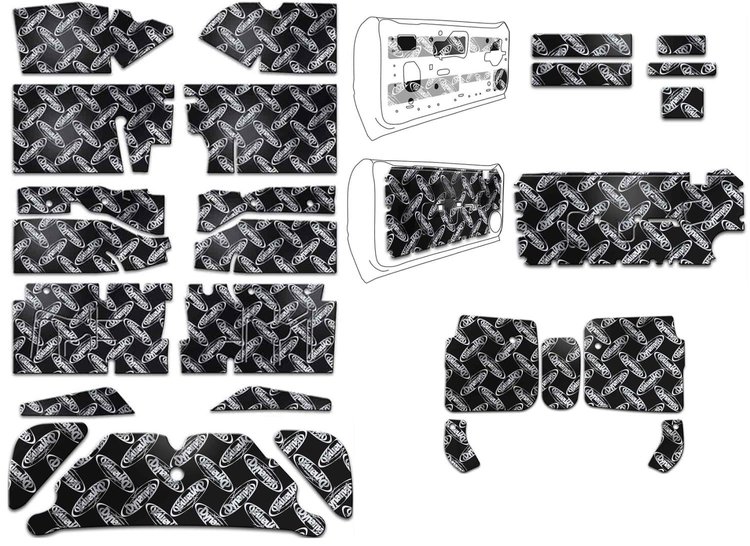 Xtreme Custom-Cut Sound Damping Kit 1979-1993 Ford Mustang Convertible