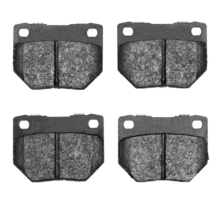 1000-0461-10 Track/Street Low-Metallic Brake Pads Kit, 2006-2007 Subaru, Position: Rear