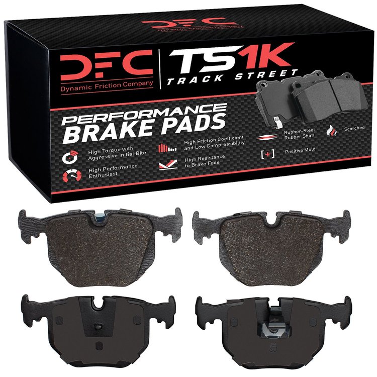 1000-0683-00 Track/Street Low-Metallic Brake Pads Kit, 1991-2010 Multiple Makes/Models, Position: Rear