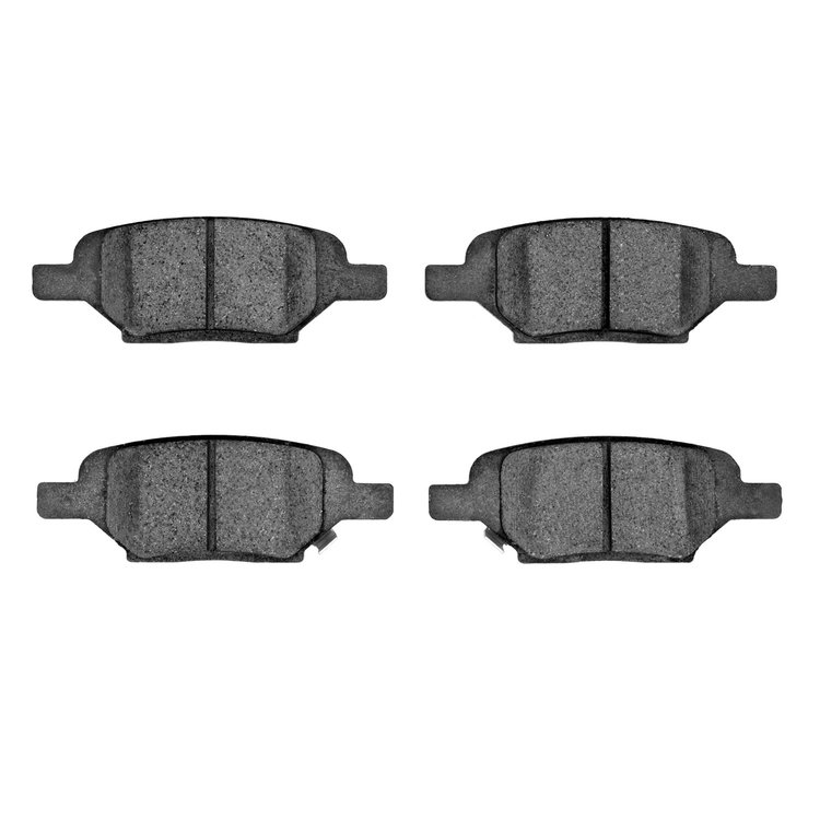 1000-1033-00 Track/Street Low-Metallic Brake Pads Kit, 2004-2012 GM, Position: Rear