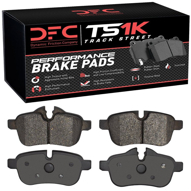 1000-1433-00 Track/Street Low-Metallic Brake Pads Kit, Fits Select BMW, Position: Rear