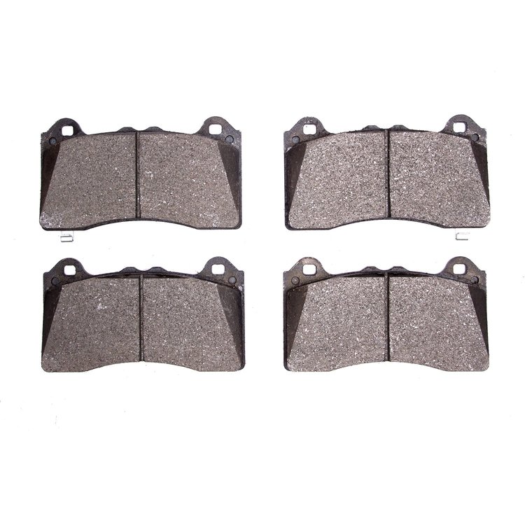 1000-1977-00 Track/Street Low-Metallic Brake Pads Kit, 2016-2018 Ford/Lincoln/Mercury/Mazda, Position: Front