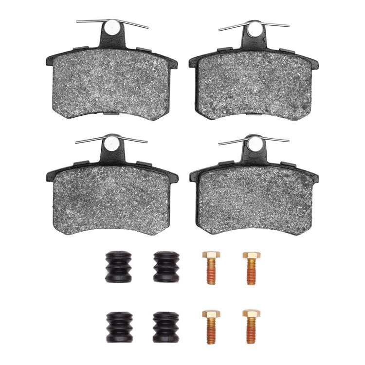 1115-0228-01 Active Performance Brake Pads & Hardware Kit, 1980-2001 Multiple Makes/Models, Position: Rear