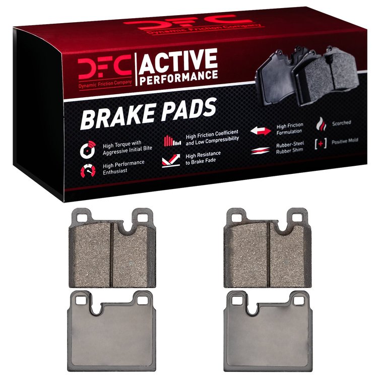 1115-0287-00 Active Performance Low-Metallic Brake Pads, 1984-1989 Porsche, Position: Front