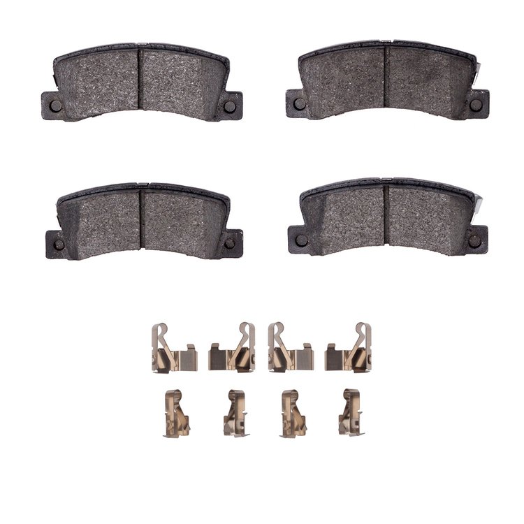 1115-0325-01 Active Performance Brake Pads & Hardware Kit, 1990-2003 Lexus/Toyota/Scion, Position: Rear