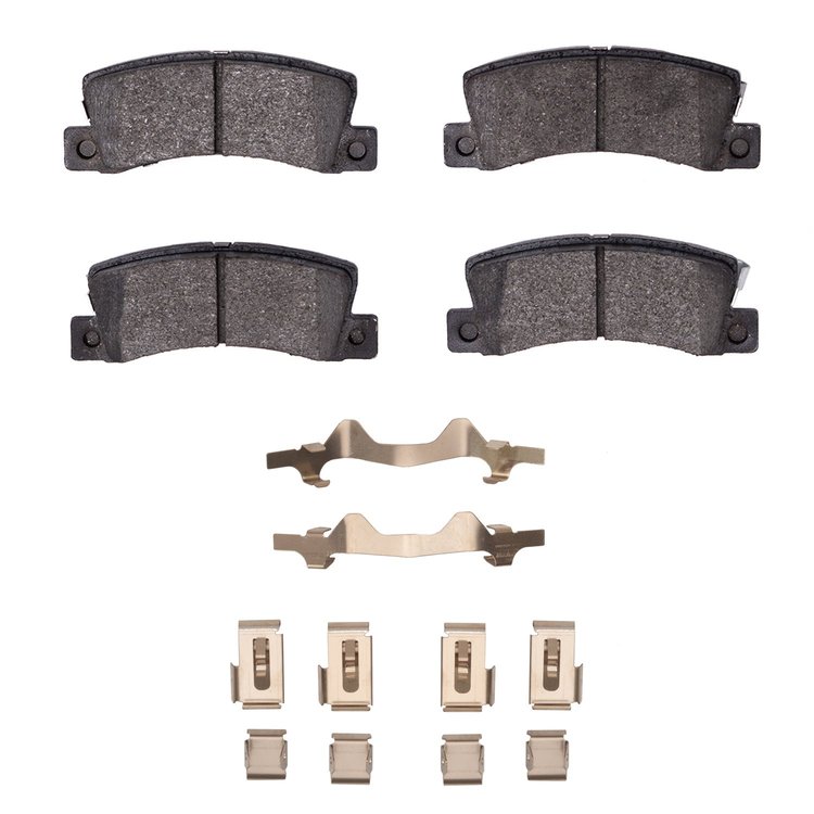 1115-0325-02 Active Performance Brake Pads & Hardware Kit, 1986-1993 Lexus/Toyota/Scion, Position: Rear