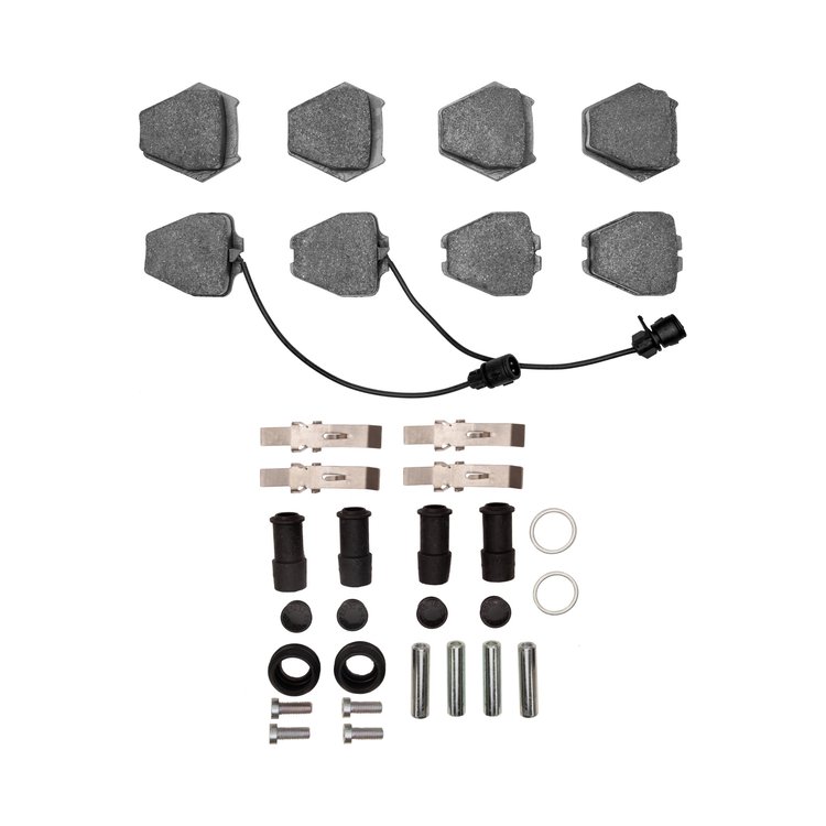 1115-0839-11 Active Performance Brake Pads & Hardware Kit, 2000-2003 Audi/Volkswagen, Position: Front