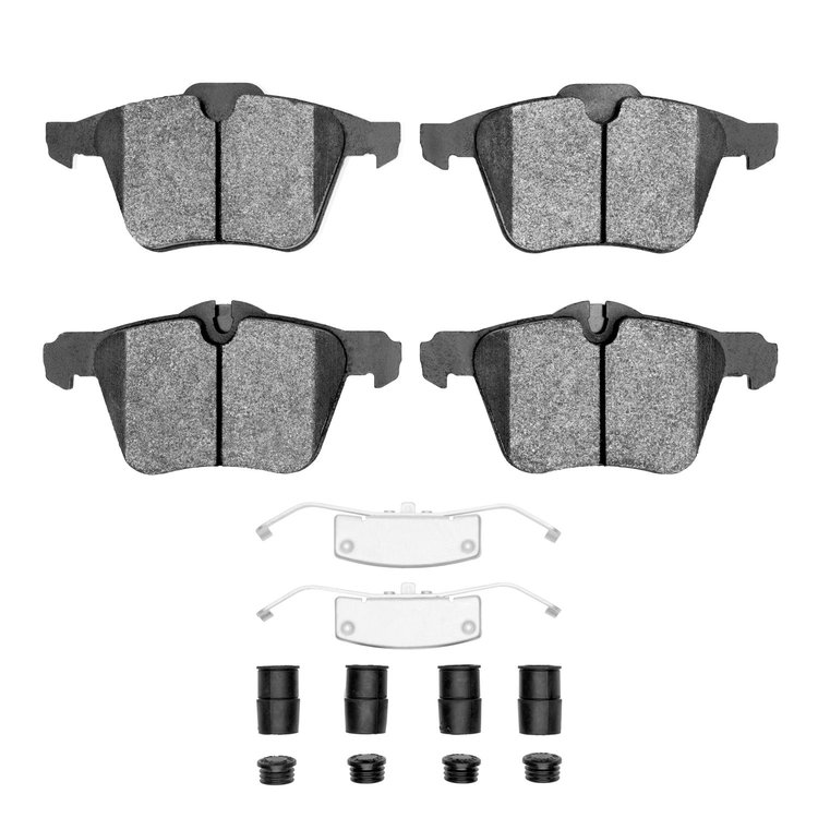 1115-1240-02 Active Performance Brake Pads & Hardware Kit, 2010-2019 Jaguar, Position: Front