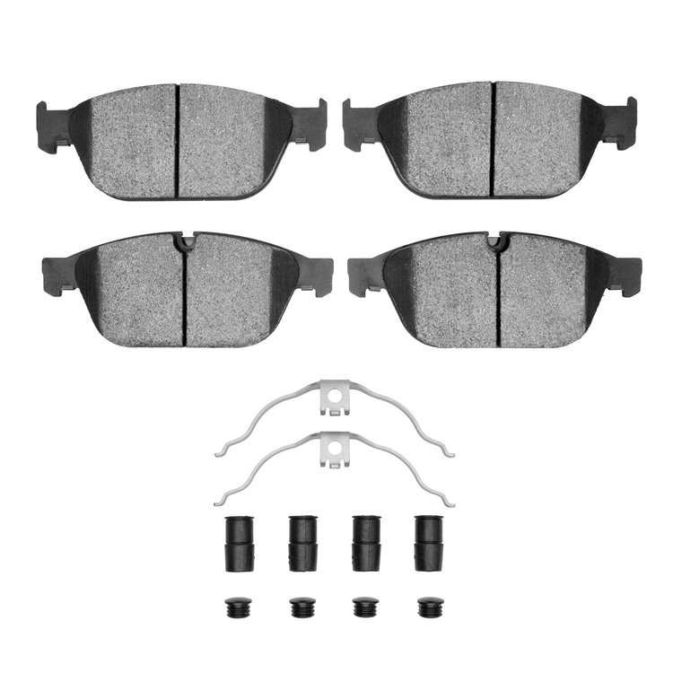 1115-1546-01 Active Performance Brake Pads & Hardware Kit, 2011-2018 Audi/Volkswagen, Position: Front
