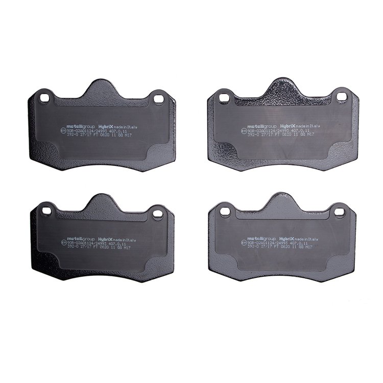 1115-1598-00 Active Performance Low-Metallic Brake Pads, 2010-2012 Lotus, Position: Front