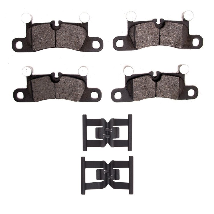 1115-1655-01 Active Performance Brake Pads & Hardware Kit, Fits Select Porsche, Position: Rear