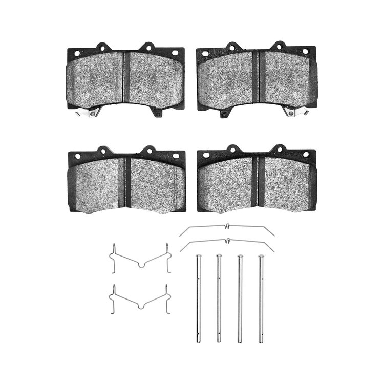 1115-1748-01 Active Performance Brake Pads & Hardware Kit, 2010-2018 Infiniti/Nissan, Position: Front
