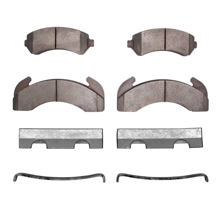 1214-0225-01 Heavy-Duty Brake Pads & Hardware Kit, 1979-2012 Multiple Makes/Models, Position: Fr & Rr,Fr,Rr