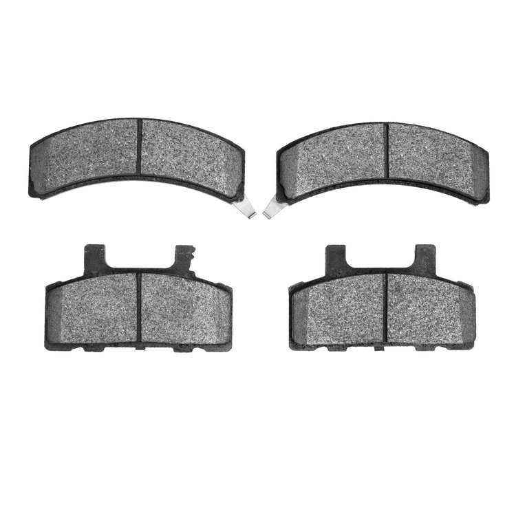 1214-0368-00 Heavy-Duty Semi-Metallic Brake Pads, 1988-1991 GM, Position: Front