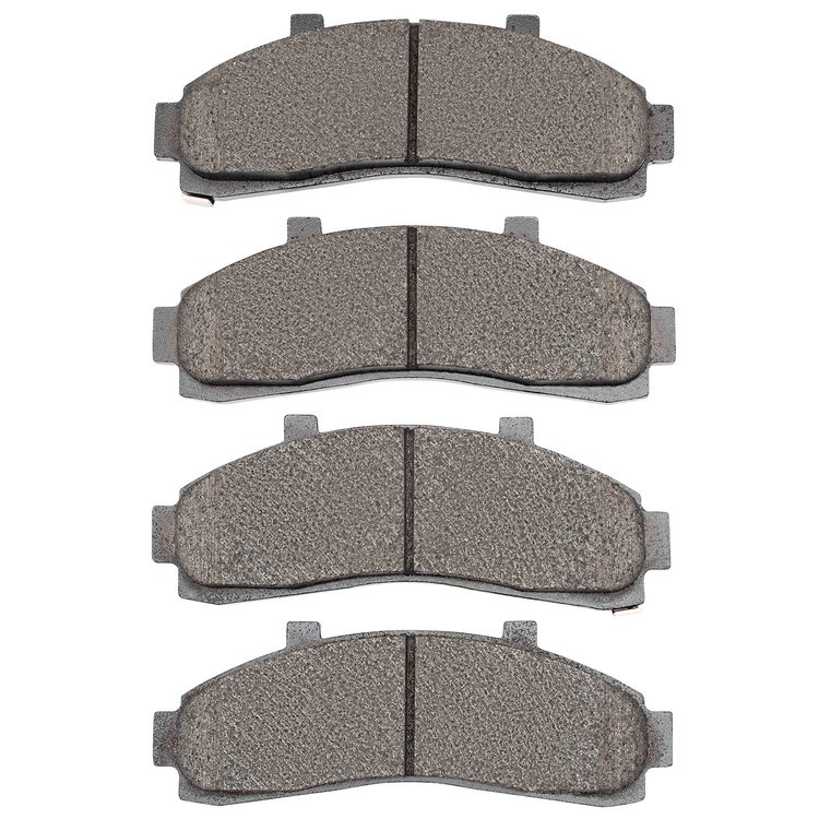 1214-0652-00 Heavy-Duty Semi-Metallic Brake Pads, 1995-2002 Ford/Lincoln/Mercury/Mazda, Position: Front