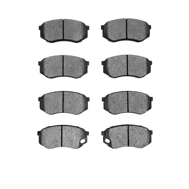 1214-0735-00 Heavy-Duty Semi-Metallic Brake Pads, 1995-2005 Mitsubishi Fuso, Position: Fr