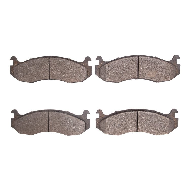 1214-0788-00 Heavy-Duty Semi-Metallic Brake Pads, 1996-2006 Mopar, Position: Front