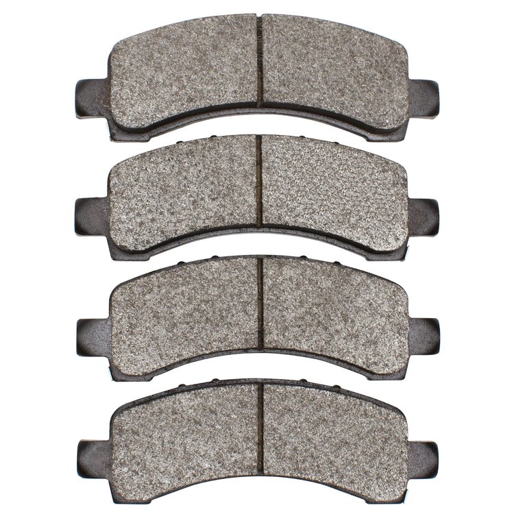 1214-0974-00 Heavy-Duty Semi-Metallic Brake Pads, 2003-2020 GM, Position: Rear