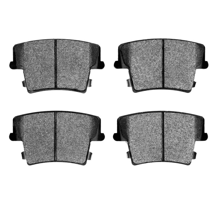 1214-1057-10 Heavy-Duty Semi-Metallic Brake Pads, 2006-2014 Mopar, Position: Rear