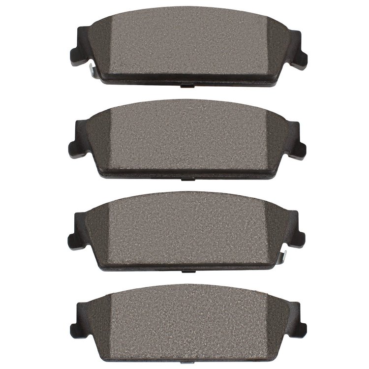 1214-1194-00 Heavy-Duty Semi-Metallic Brake Pads, 2007-2014 GM, Position: Rear