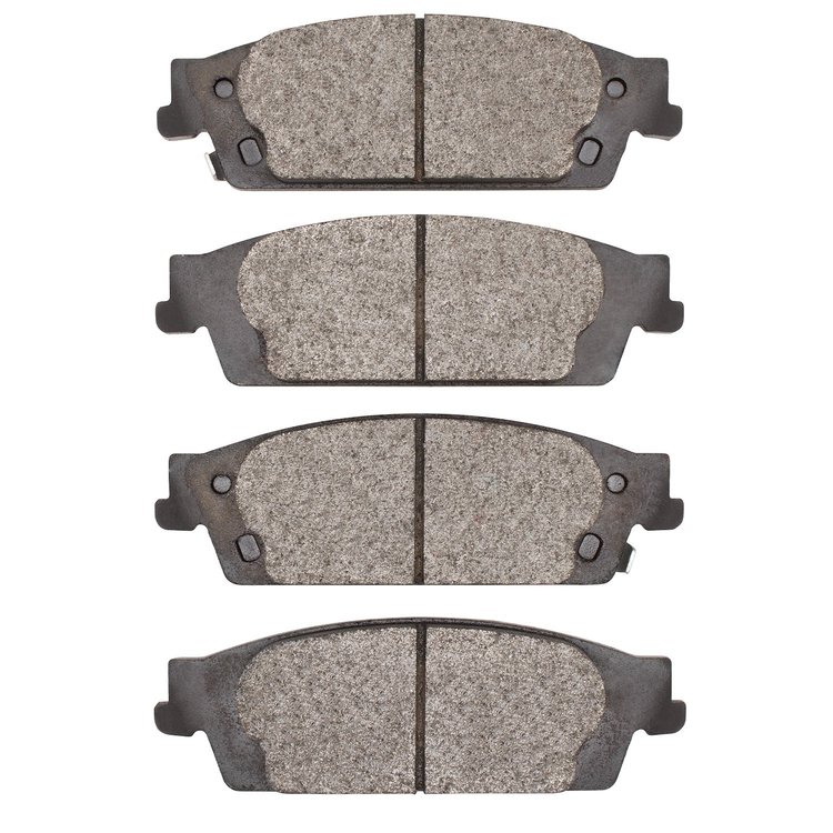1214-1194-10 Heavy-Duty Semi-Metallic Brake Pads, 2014-2020 GM, Position: Rear