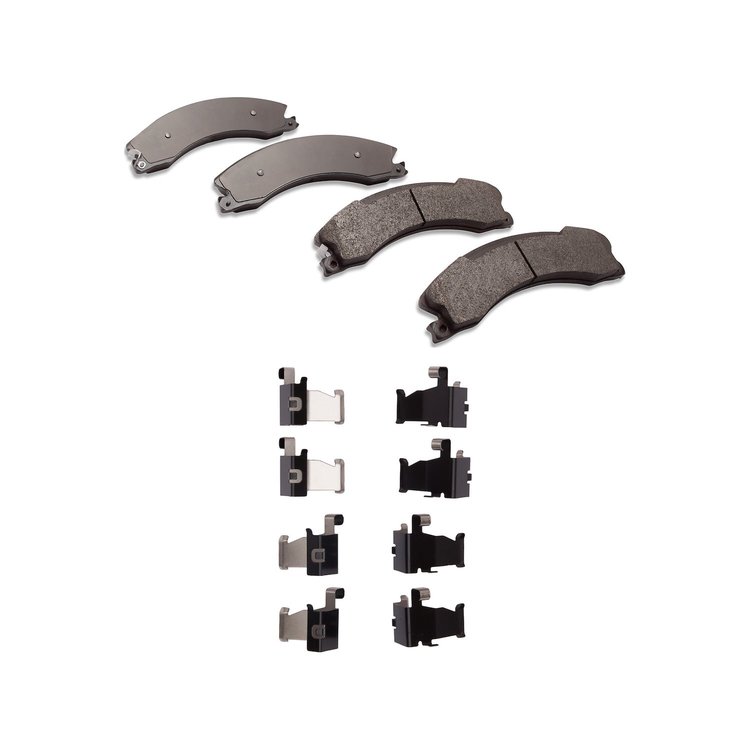1214-1565-01 Heavy-Duty Brake Pads & Hardware Kit, Fits Select Multiple Makes/Models, Position: Front,Fr,Rear,Rr