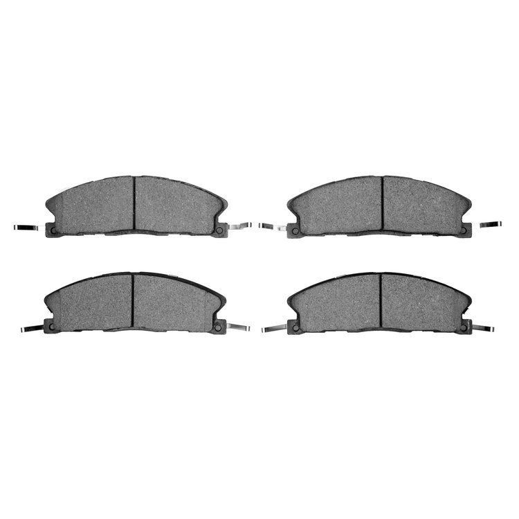 1214-1611-10 Heavy-Duty Semi-Metallic Brake Pads, 2013-2019 Ford/Lincoln/Mercury/Mazda, Position: Front
