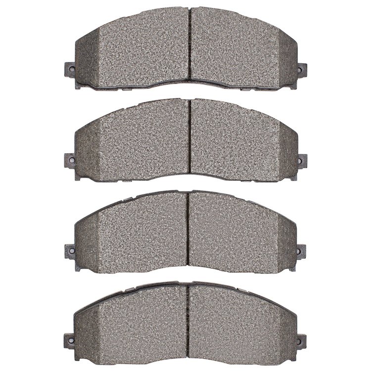 1214-1680-00 Heavy-Duty Semi-Metallic Brake Pads, Fits Select Ford/Lincoln/Mercury/Mazda, Position: Front,Fr