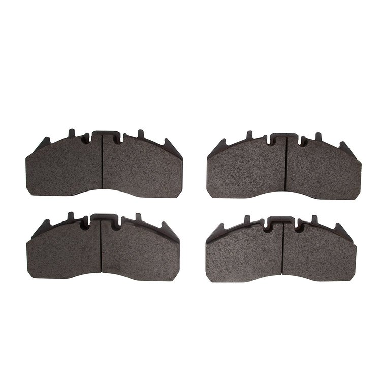 1214-1758-00 Heavy-Duty Semi-Metallic Brake Pads, 2005-2016 Volvo, Position: Fr & Rr