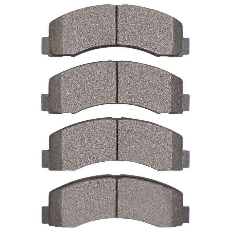1214-2087-00 Heavy-Duty Semi-Metallic Brake Pads, 2010-2021 Ford/Lincoln/Mercury/Mazda, Position: Front