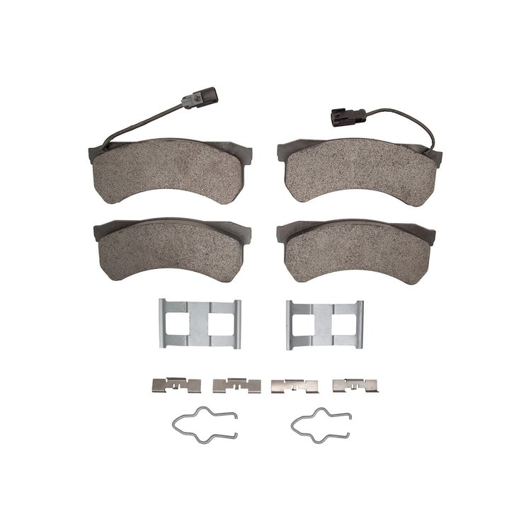 1214-2175-11 Heavy-Duty Brake Pads & Hardware Kit, 2016-2021 Freightliner, Position: Fr & Rr,Fr ,Rr
