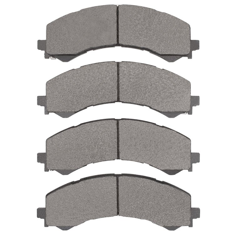 1214-2405-00 Heavy-Duty Semi-Metallic Brake Pads, Fits Select GM, Position: Rear