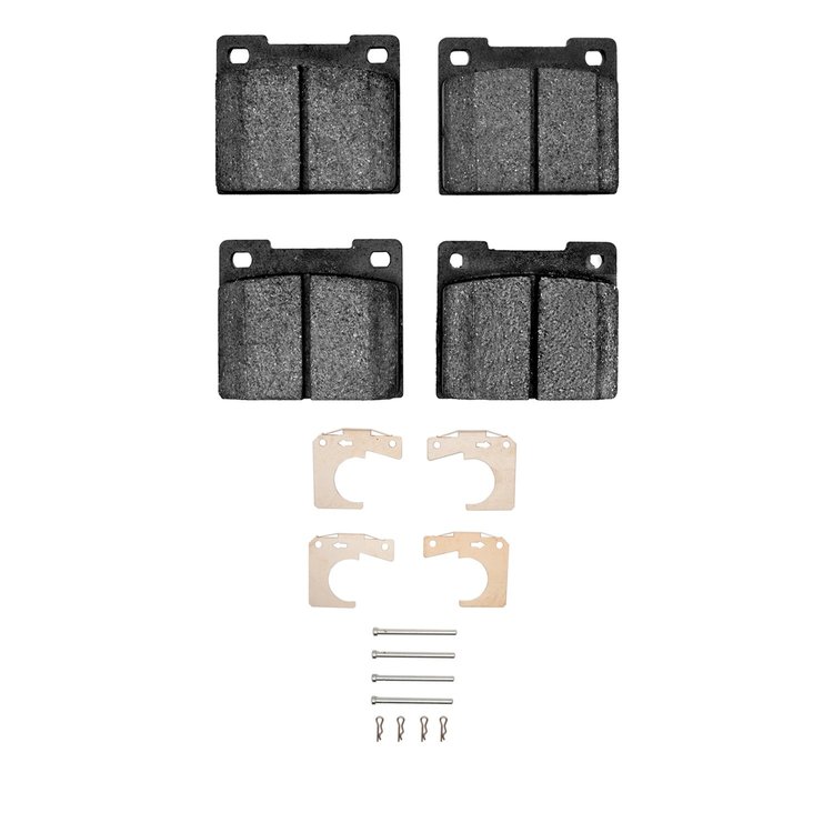 1310-0044-01 3000-Series Ceramic Brake Pads & Hardware Kit, 1965-1980 Multiple Makes/Models, Position: Front