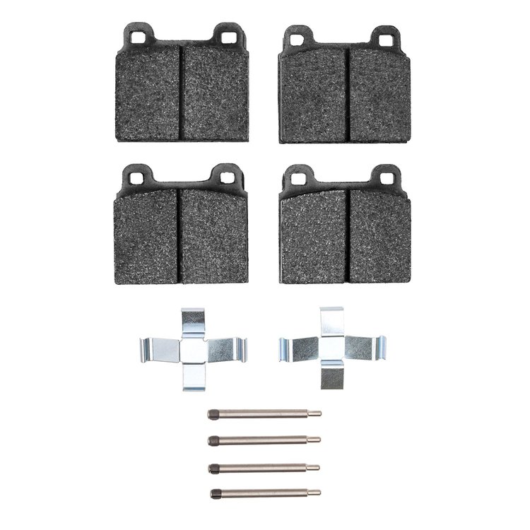 1310-0045-01 3000-Series Ceramic Brake Pads & Hardware Kit, 1975-1985 Multiple Makes/Models, Position: Front