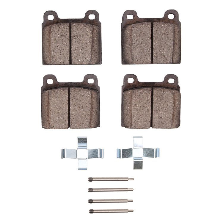 1310-0045-11 3000-Series Ceramic Brake Pads & Hardware Kit, 1972-1985 Audi/Volkswagen, Position: Front